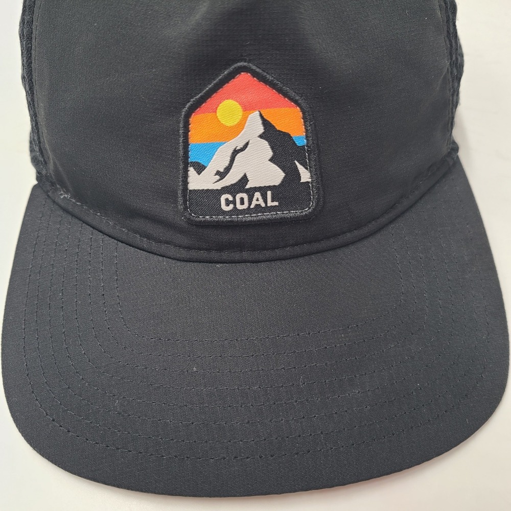 Coal Hat Snapback Mesh Black Mountain Patch Hike Outdoors Adventure Casual Men - Picture 3 of 12